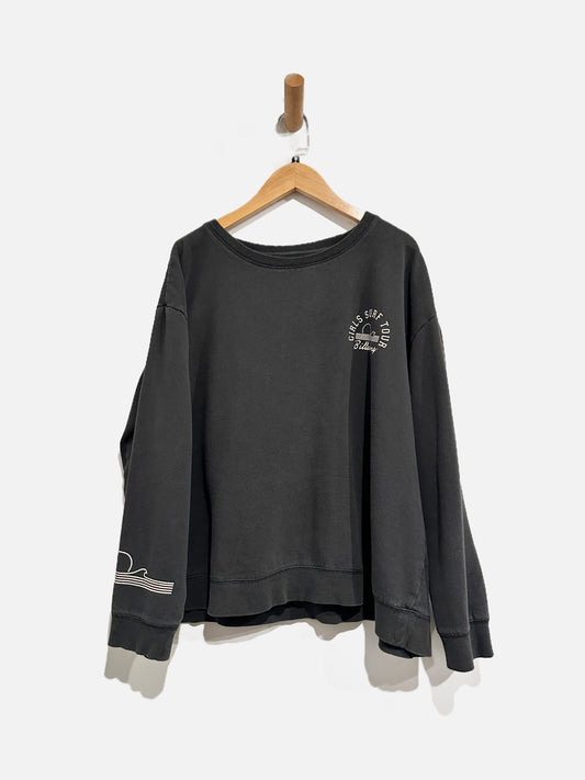 Billabong Surf Tour Black Crewneck - Medium