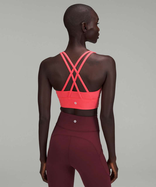 Lululemon Energy Sports Bra in Pink Coral - 4