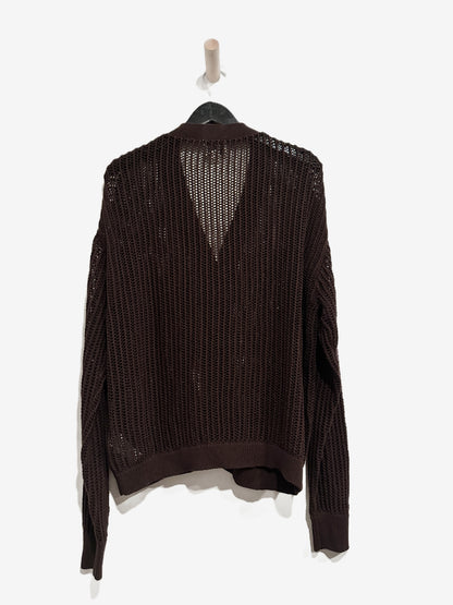 BDG Brown Knit Cardigan - Medium