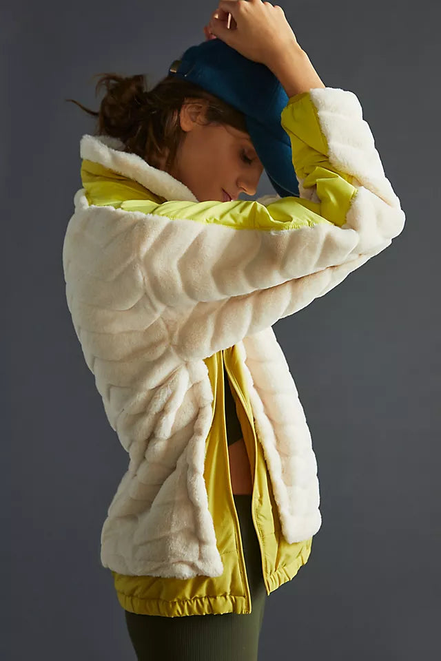 Anthropologie Maeve Snow Day Quilted Jacket - XS