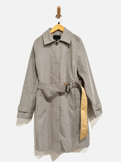 Banana Republic Plaid Rain Coat - Small