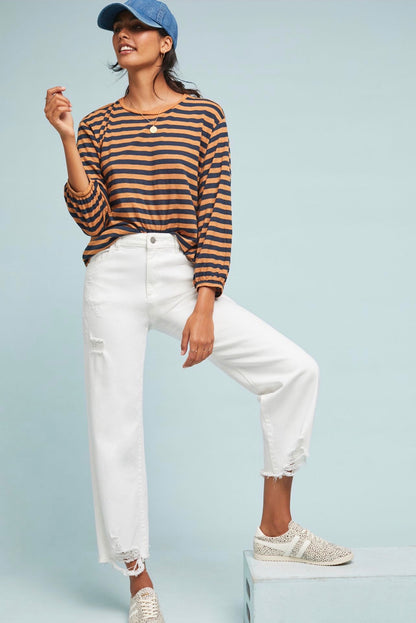 Velvet by Graham & Spencer Zoelle Top in Neutral - XS