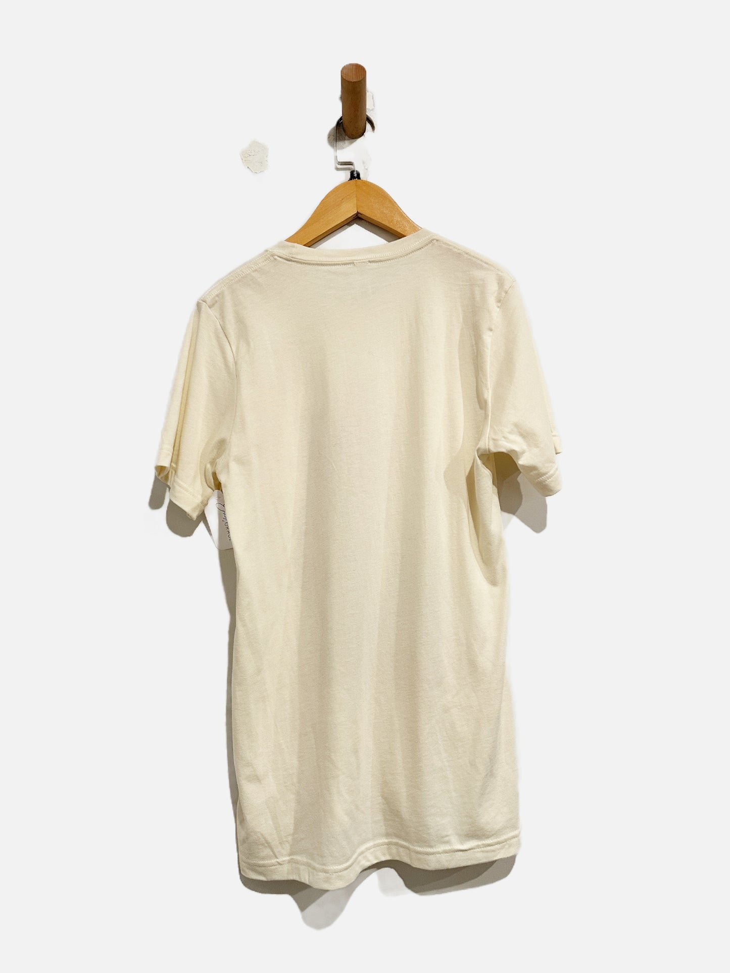 Canvas Cream Cowboy Graphic Tee - Small