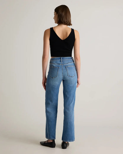 Quince Bella Stretch Relaxed Straight Jean - 27