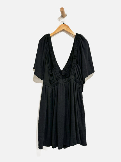 Free People La La Romper in Black - Medium
