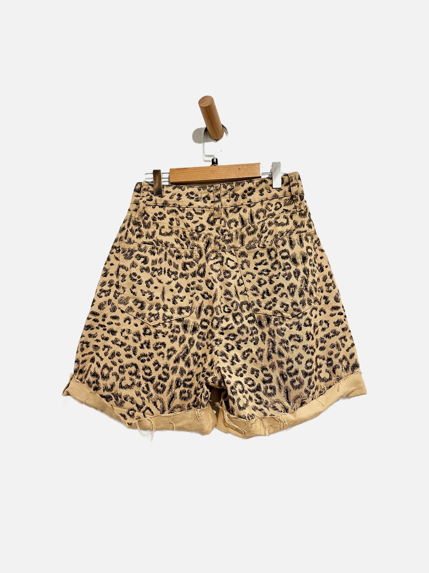 Free People Leopard Print Shorts - 26