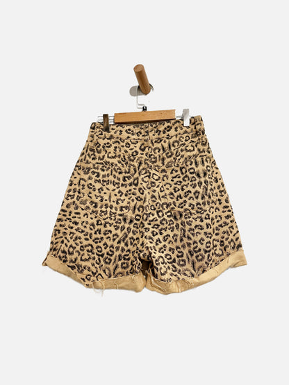 Free People Leopard Print Shorts - 26