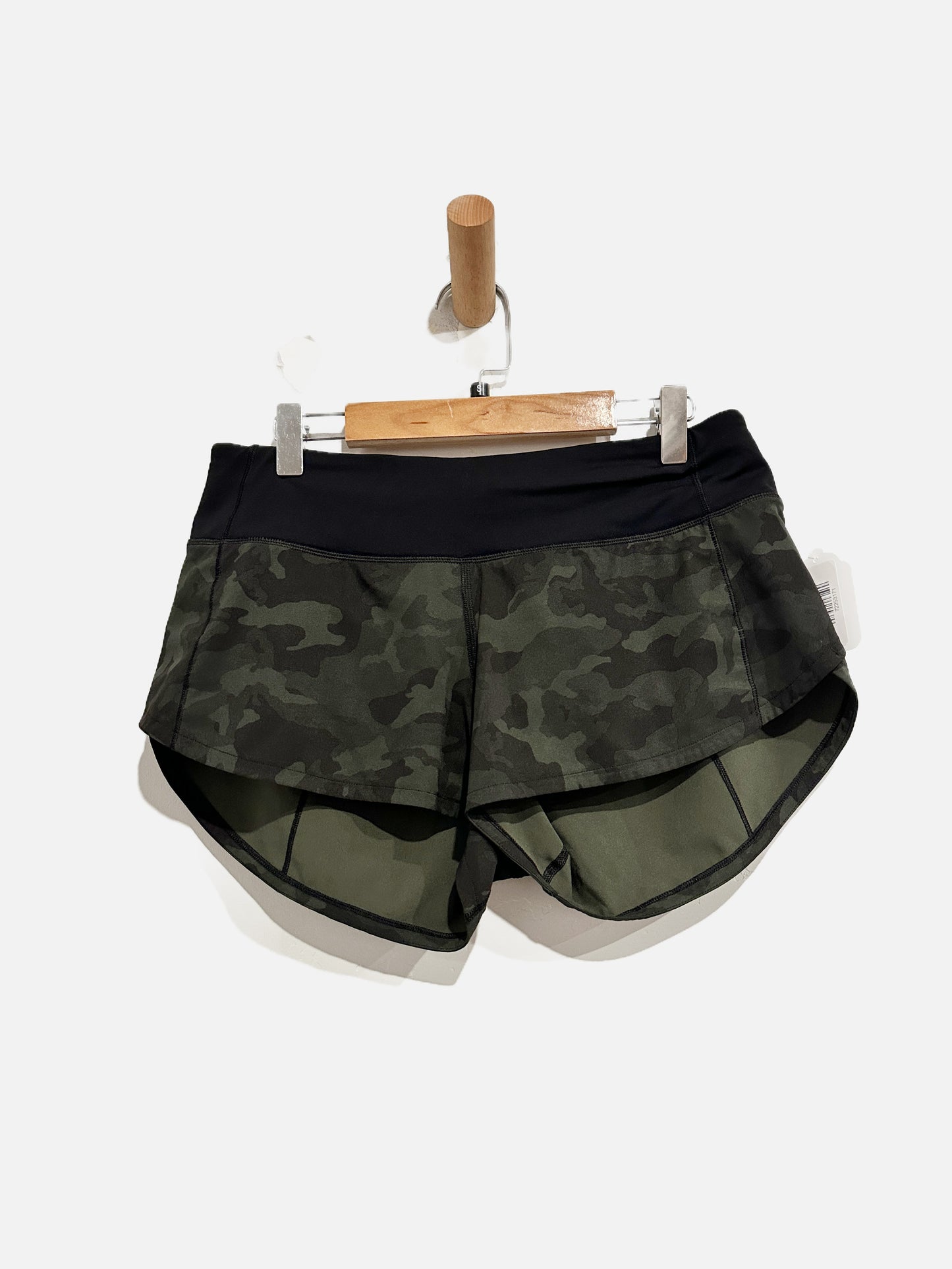 Lululemon Speed Up Short *2.5" Incognito Camo Multi Gator Green / Black - 4