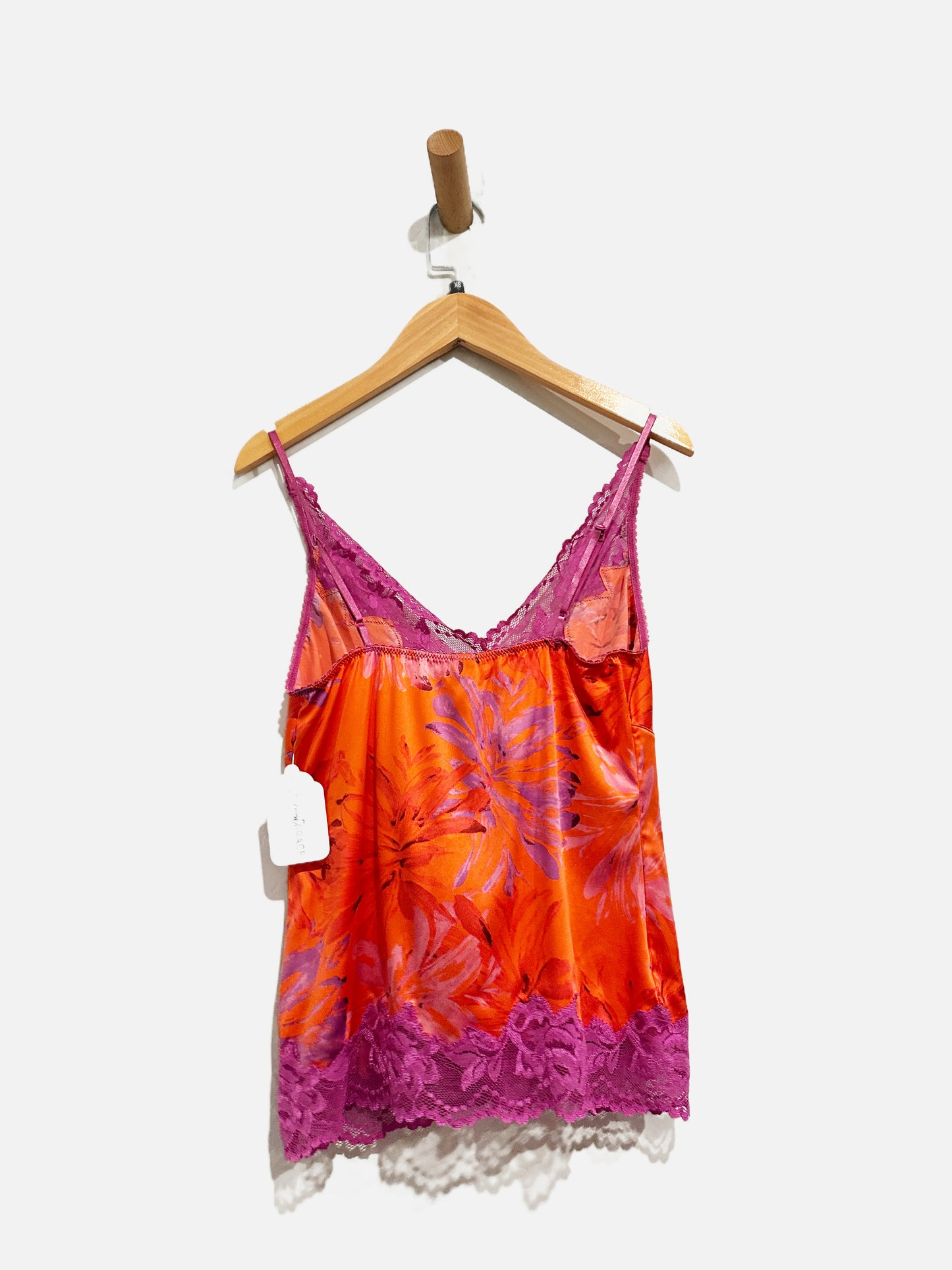 Banana Republic Y2K Orange/Purple Floral Cami - XS