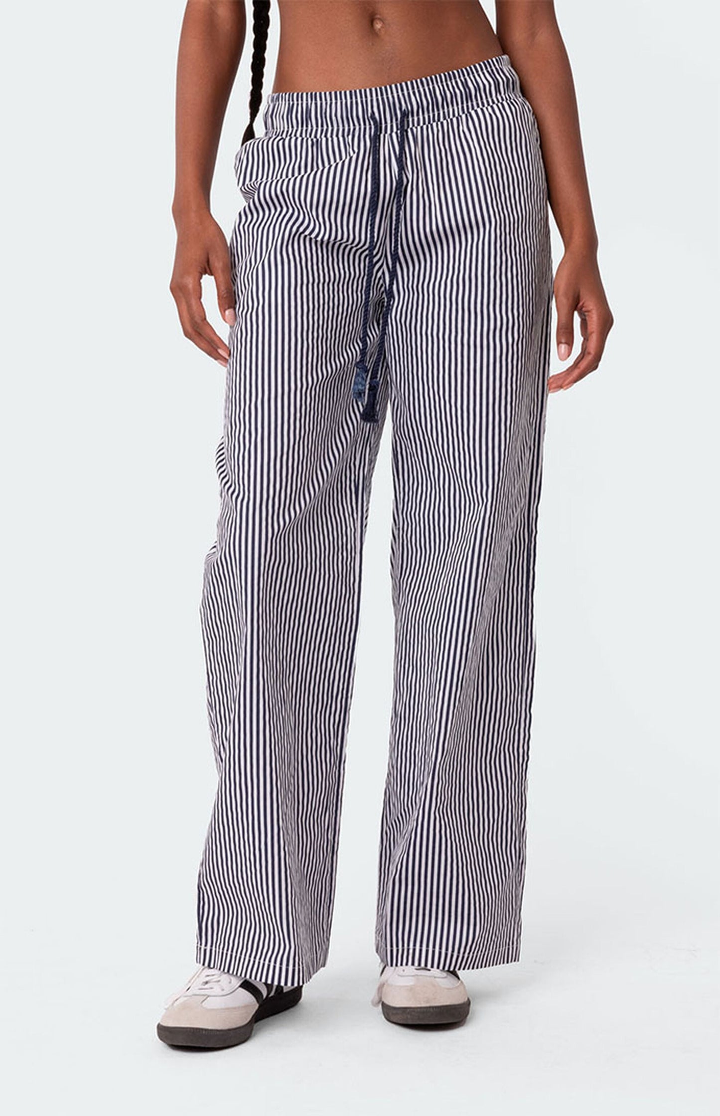 Edikted Seaside Striped Pants - Small