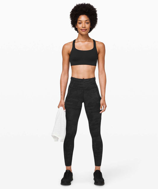 Lululemon Fast and Free Tight 25" in Incognito Camo - 0