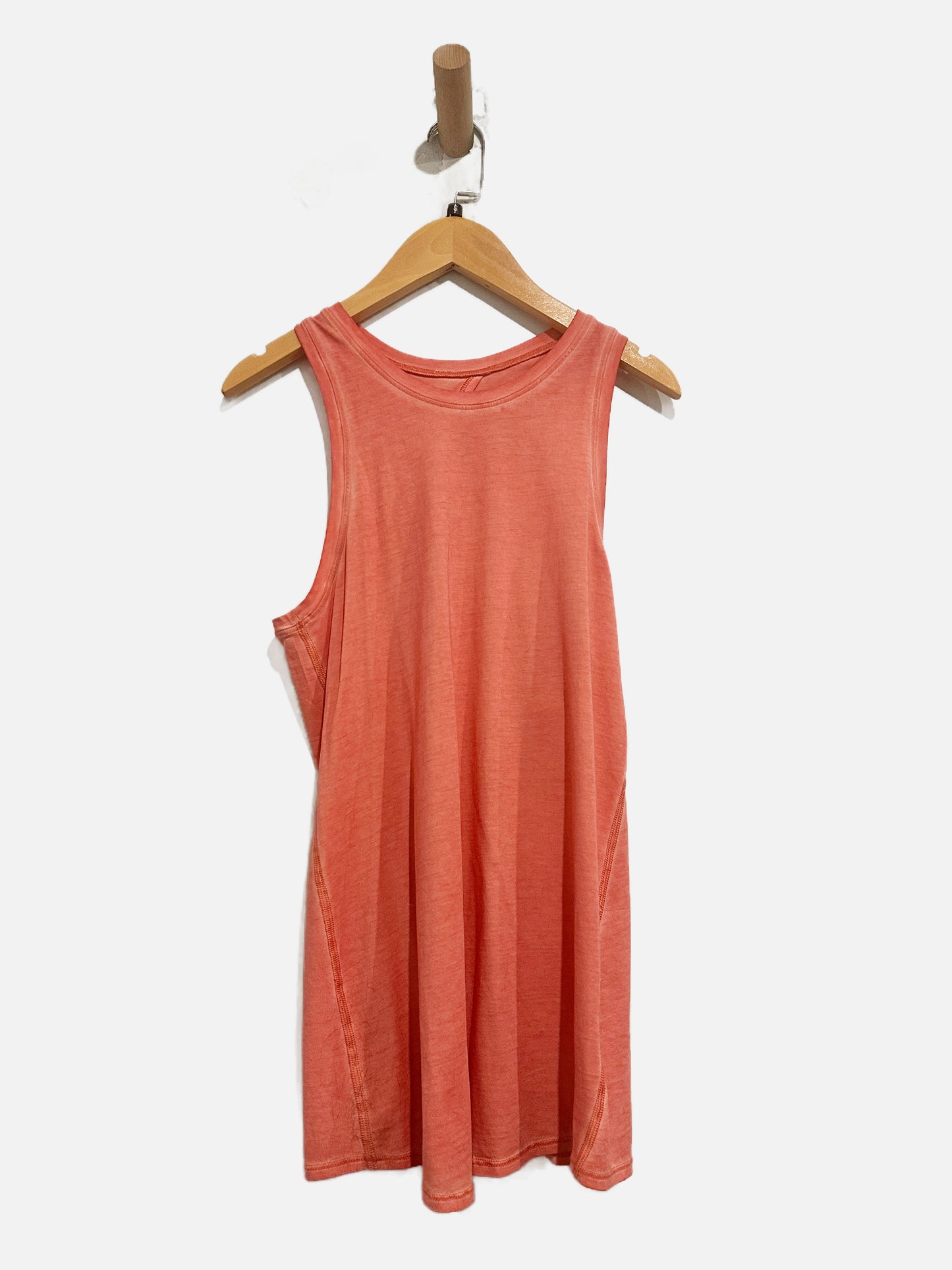 Lululemon All Tied Up Tank in Sublimado Pigment Dye Rustic Coral - Small