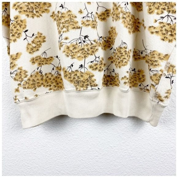 The GREAT Puff Sleeve Sweatshirt in Chamomile Floral Size - 1/Small