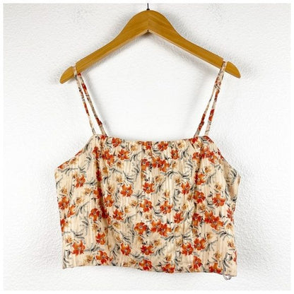 MinkPink NWT Zahari Floral Crop Top Size Medium