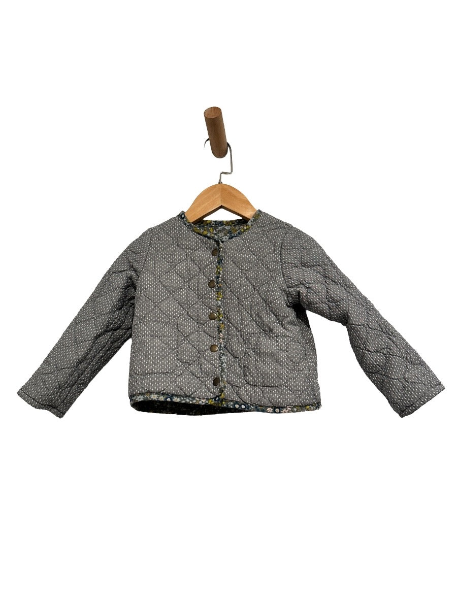 Tea Girls Reversible Floral Jacket - 18-24m