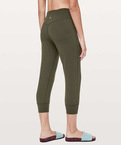 Lululemon Align Jogger Crop 23" in Dark Olive - 4