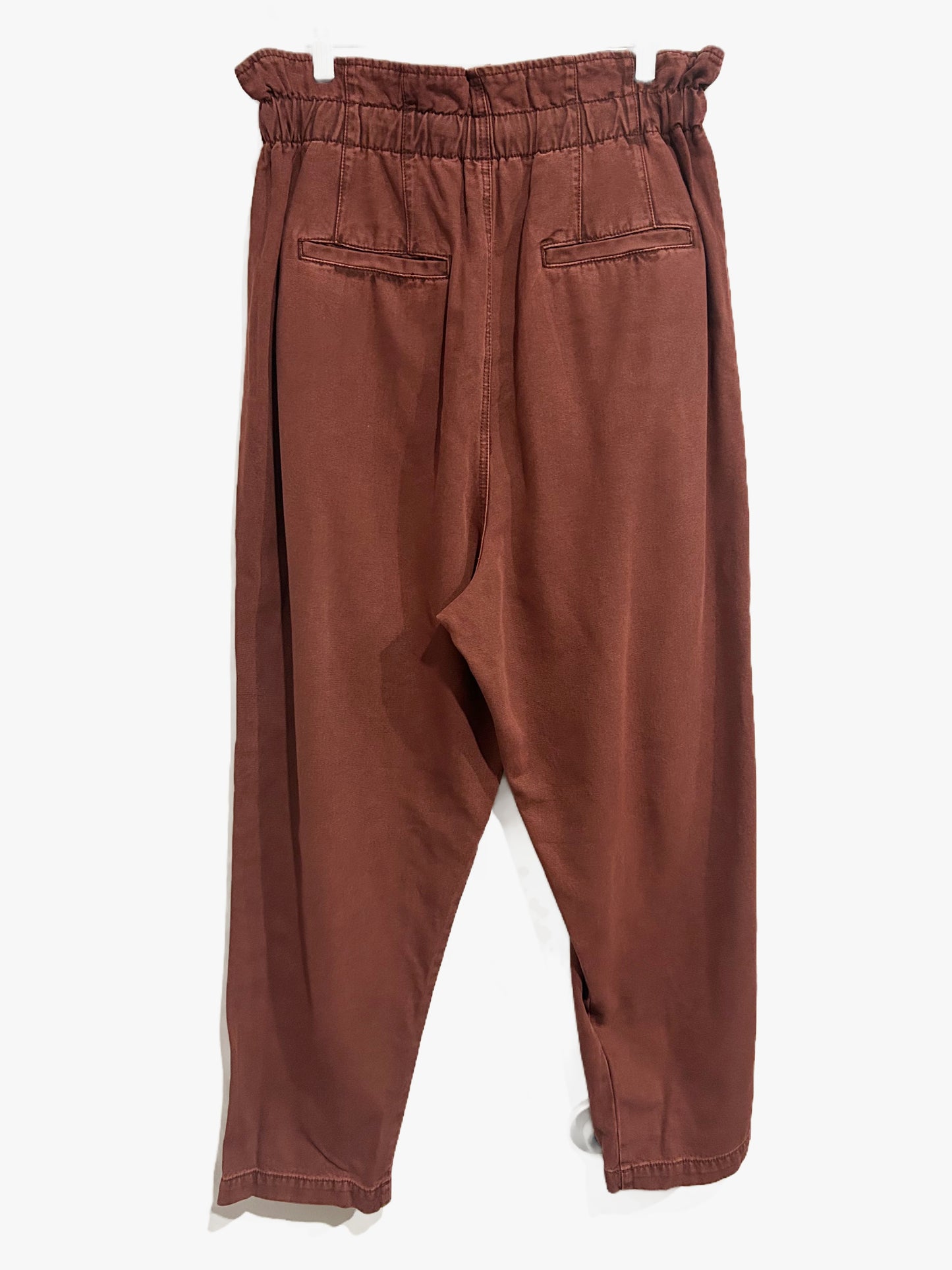Free People Margate Pleated Trouser Pants in Vina - Large
