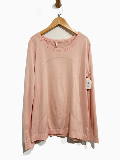 Lululemon Swiftly Tech Long Sleeve in Dusty Pink - 10