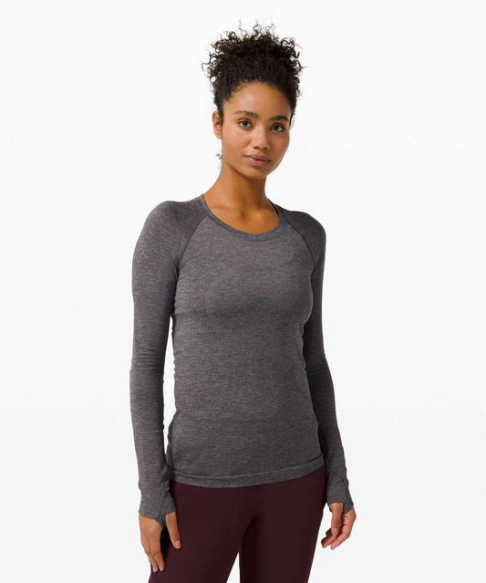 Lululemon Gray Swiftly Tech LS Top - 4