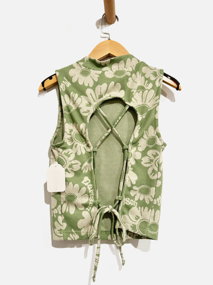 Damson Madder Green Knit Tank - 12