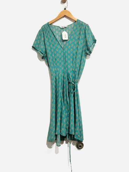 Rolla’s Cleo Emmylou Wrap Dress in Teal - Small
