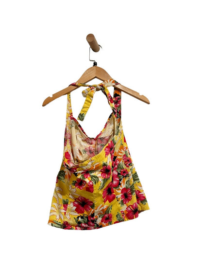 Made in India Yellow Hawaiian Halter Top - 4