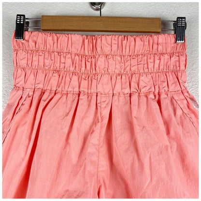 Free People The Way Home Shorts in Papaya Punch Size Large