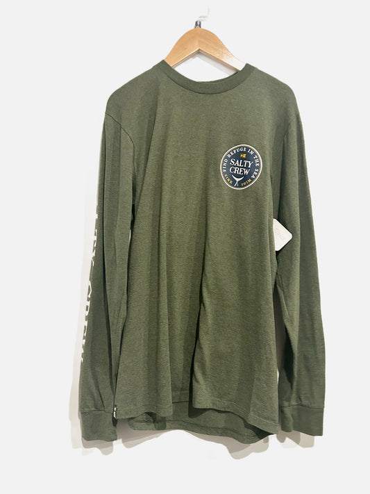 Salty Crew Green Long Sleeve Tee- Small