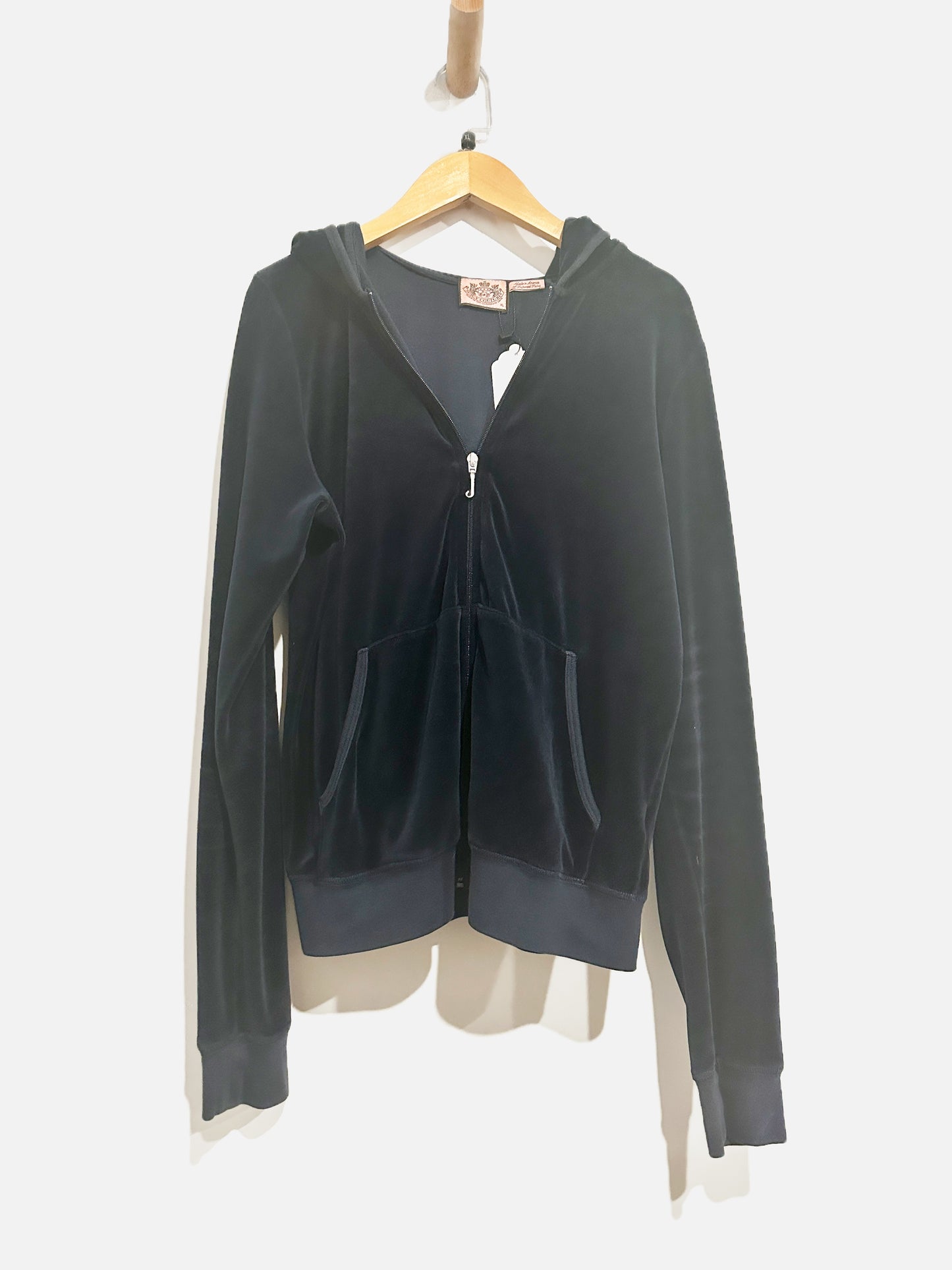 Juicy Couture Navy Zip Up Hoodie - XL