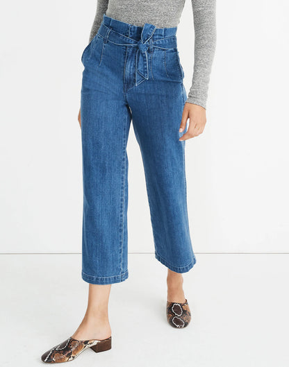 Madewell Paperbag Jeans in Flannigan Wash - 28