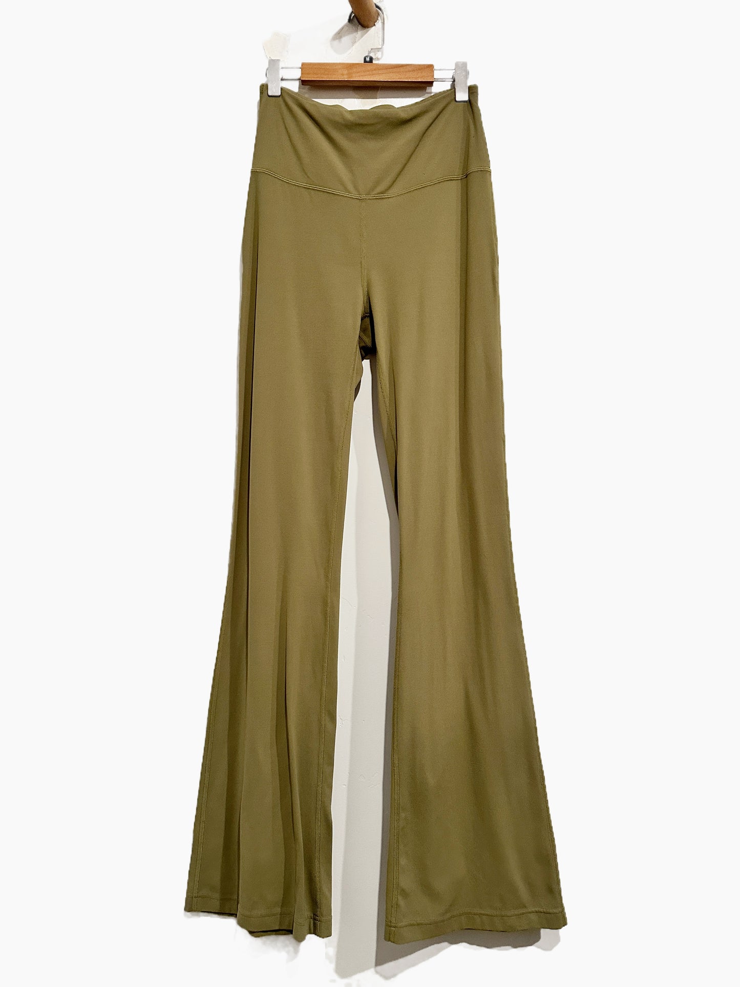Lululemon Groove Super-High-Rise Flared Pant in Bronze Green - 6