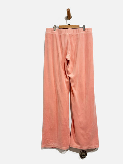 Juicy Couture Pink Terry Cloth Pants - Large
