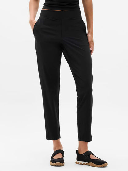 Athleta Brooklyn Mid Rise Ankle Pant in Black - 8