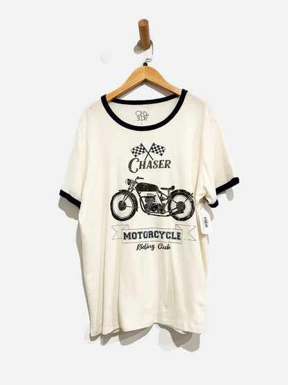 Chaser White Graphic Tee-Shirt - Large