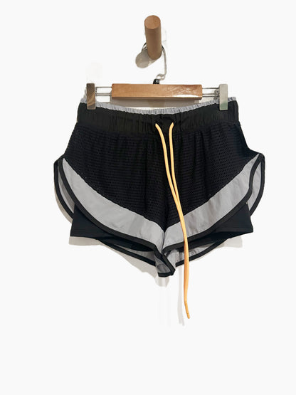 Free People Run For The Hills Shorts in Black Combo - XS