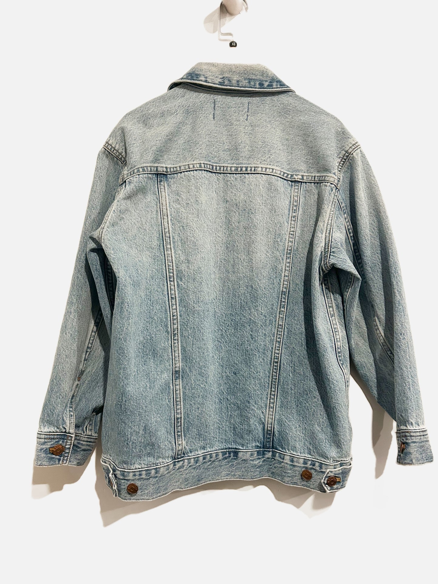 Madewell The Oversized Trucker Jean Jacket in Kelson Wash - XS
