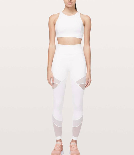 Lululemon Forget the Sweat White Leggings - 0