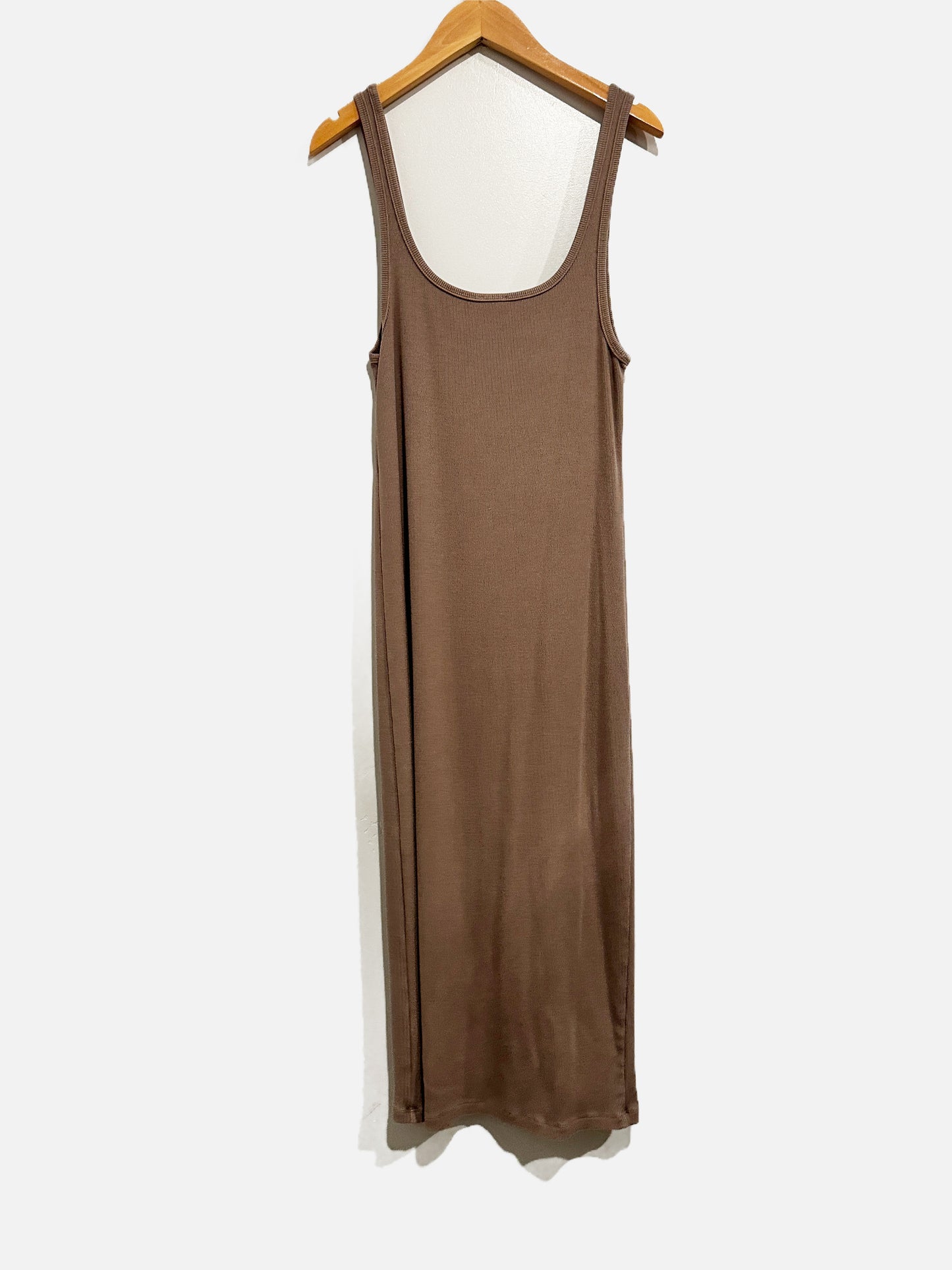 Wilfred Free Go-To Tank Dress in Mocha Sorbet - Medium