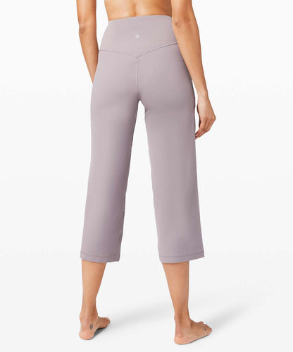 Lululemon Align Wide Leg Crop in Violet Verbena - 8