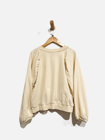 Cleobella Cream Heart Pullover - Small