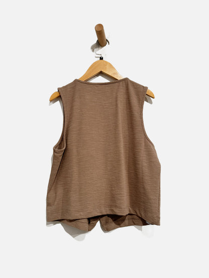 Z Supply Noelle Textured Tank in Milk Shake - Medium