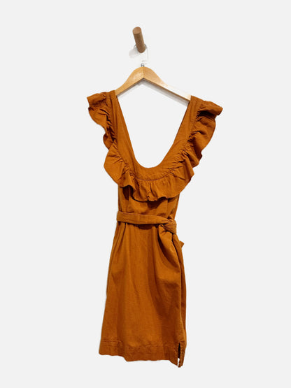 Free People Orange Mini Dress - XS