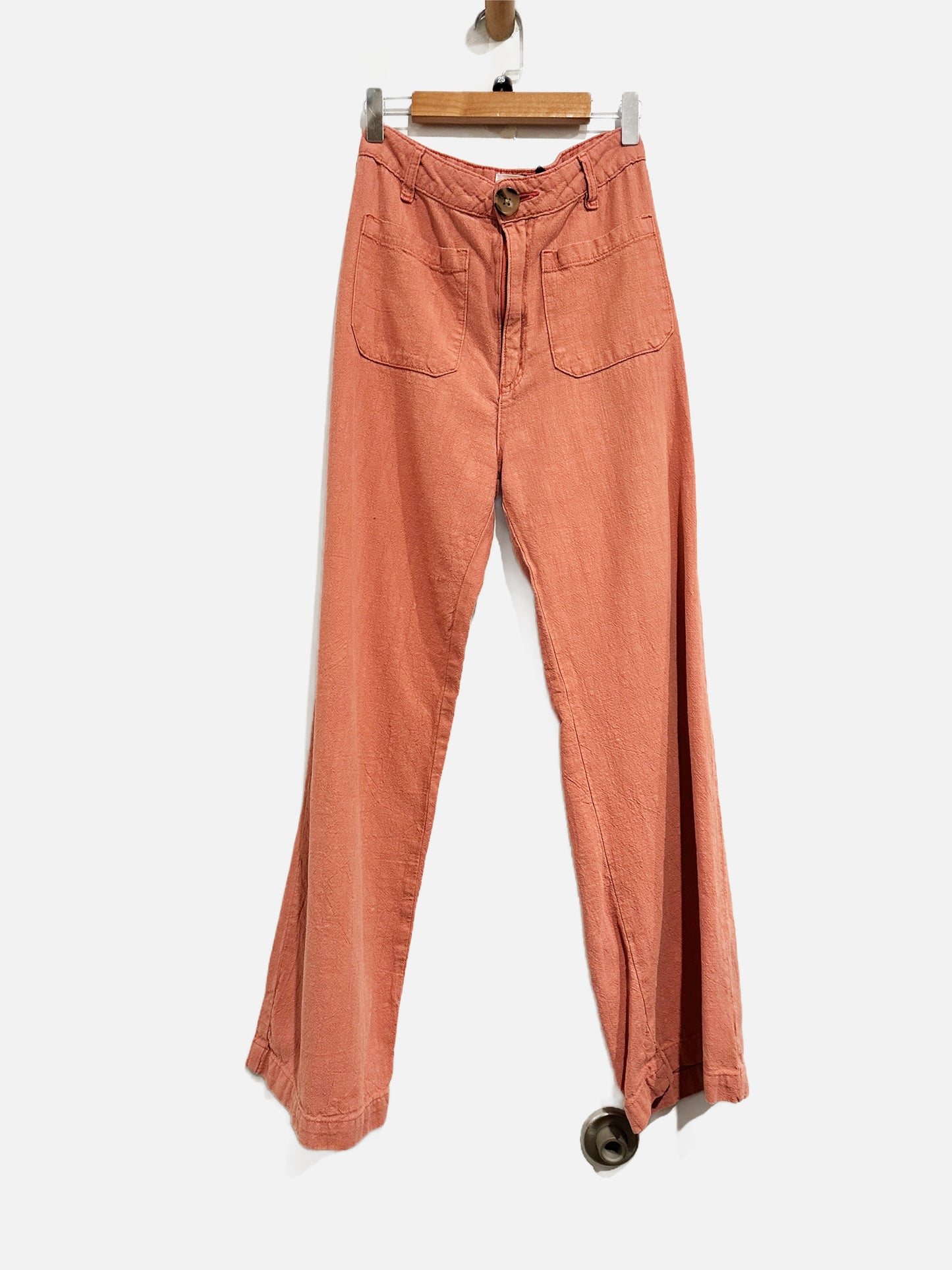 Rolla’s Faded Coral Sailor Ramie Pant - 0