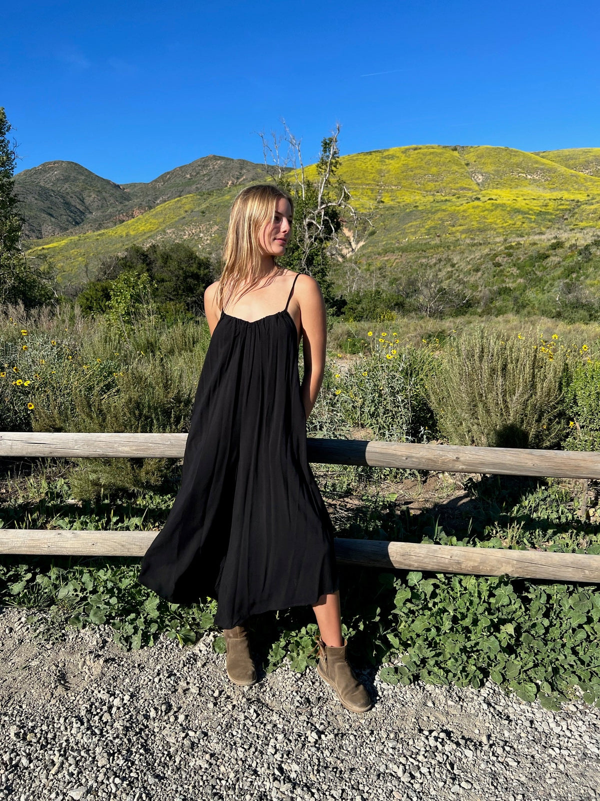 Tysa Sonoma Playsuit in Black - 0/1 (XS/S)