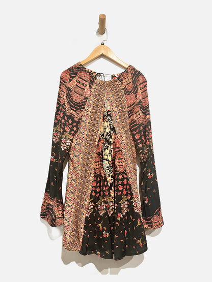 Free People Stevie Printed Tunic Dress - XS