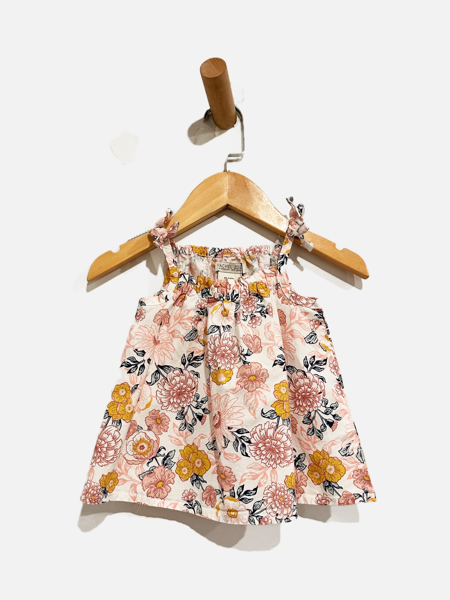 Rachel Zoe Pink Floral Tank - 3-6M
