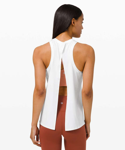 Lululemon All Tied Up Tank in White - Small