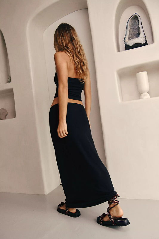 Free People Beach NWT Black Tube and Skirt Set - XS