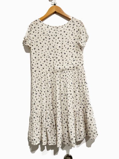 American Eagle White w/Blue Flowers Mini Dress - XS