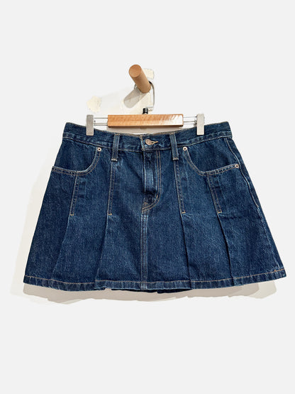 Levi’s Pleated Denim Mini Skirt - 27